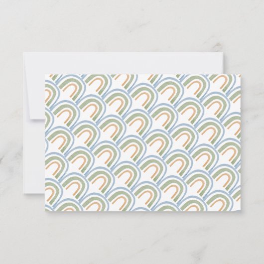 Carte De Remerciements Photo d'anniversaire arc-en-ciel de Mr Onederful 1 (Dos)