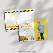 Carte de remerciements photo d'anniversaire de con