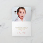 Carte De Remerciements Photo d'anniversaire de petites citrouilles (Intérieur)