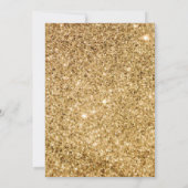 Carte De Remerciements Photo d'anniversaire du papillon d'or (Dos)