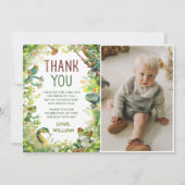 Carte De Remerciements Photo d'anniversaire Reptile Glisser Rampé Serpent (Devant)