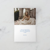 Carte De Remerciements Photo d'aquarelle du phare de Cockspur (Intérieur)