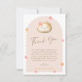 Carte de remerciements photo de Baby shower de dum (Devant)