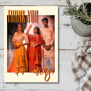 Carte De Remerciements Photo de famille pour le festival Diwali Ivory Lig