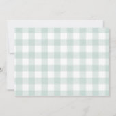 Carte De Remerciements Photo de fête d'anniversaire avec glace, noeud ble (Dos)