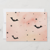 Carte De Remerciements Photo de fête d'anniversaire d'Halloween (Dos)