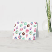 Carte De Remerciements Photo de garçon d'anniversaire avec un message per (Dos)