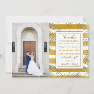 Carte de remerciements photo de Holiday Palms