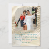 Carte De Remerciements Photo de la femme d'honneur (Devant)