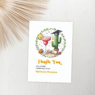 Carte De Remerciements Photo de la Fiesta Graduation