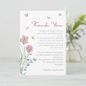 Carte de remerciements photo de la graduation du p (Debout devant)