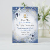 carte de remerciements photo de la première commun (Debout devant)