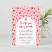 Carte de remerciements photo de l'anniversaire de  (Debout devant)