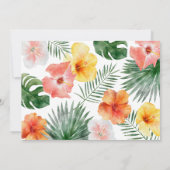 Carte de remerciements photo de l'anniversaire de (Dos)