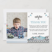 Carte de remerciements photo de l'anniversaire de  (Devant)