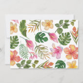 Carte de remerciements photo de l'anniversaire tro (Dos)