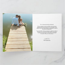 Photo de mariage minimaliste et moderne
