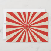 Carte De Remerciements Photo de naissance cirque & animaux de carnaval vi (Dos)