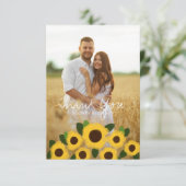 Carte de remerciements photo de patchs Dandelion (Debout devant)