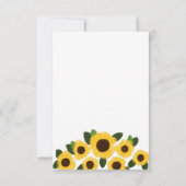 Carte de remerciements photo de patchs Dandelion (Dos)