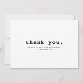 Carte de remerciements photo de soins aux bougies (Dos)