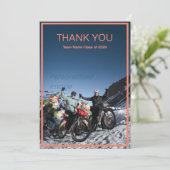 Carte de remerciements photo de travail d'équipe s (Debout devant)