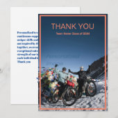 Carte de remerciements photo de travail d'équipe s (Devant / Derrière)