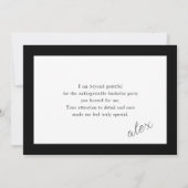 Carte De Remerciements Photo d'enterrement de vie de garçon (Dos)