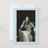 Carte de remerciements photo des funérailles de fl (Dos)