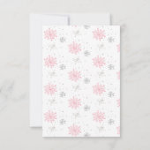 Carte de remerciements photo du Baby shower forest (Dos)