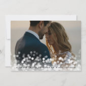 Carte de remerciements photo du Mariage de Bokeh F (Devant)