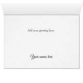 Carte de remerciements photo du Mariage Dundonald (Intérieur Horizontal (Bas))