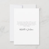 carte de remerciements photo Faire-part de naissan (Dos)