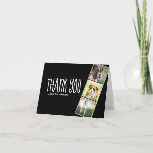 Carte De Remerciements Photo Filmstrip