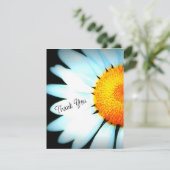 Carte de remerciements photo Fleur de marguerite (Debout devant)