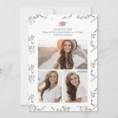 Carte De Remerciements Photo Fleur sauvage Pastel (Dos)