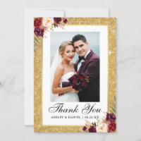 Photo florale de Bourgogne de mariage de parties