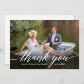 Carte de remerciements photo Gliff (Devant / Derrière)