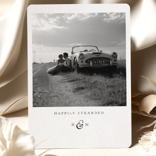 carte de remerciements photo "Happily Stranded"