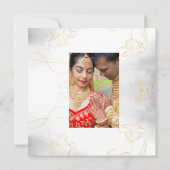 Carte de remerciements photo horizontal personnali (Dos)