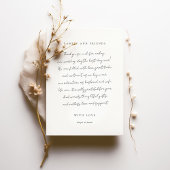 carte de remerciements photo "Love Stands Strong"