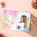 Carte De Remerciements Photo Magique Unicorn Rainbow Anniversaire Party<br><div class="desc">Express votre gratitude avec des remerciements enchantés en utilisant notre Photo Magical Unicorn Rainbow Birthday Party Carte de remerciements. Ce n'est pas seulement une carte, c'est votre porte d'entrée pour remercier vos invités avec une touche de fantaisie et de charme. Que vous soyez reconnaissant de leur présence, de leurs dons...</div>