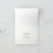 Carte de remerciements photo mariage (Intérieur)