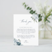 Carte de remerciements photo mariage (Debout devant)