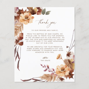 Carte de remerciements photo mariage