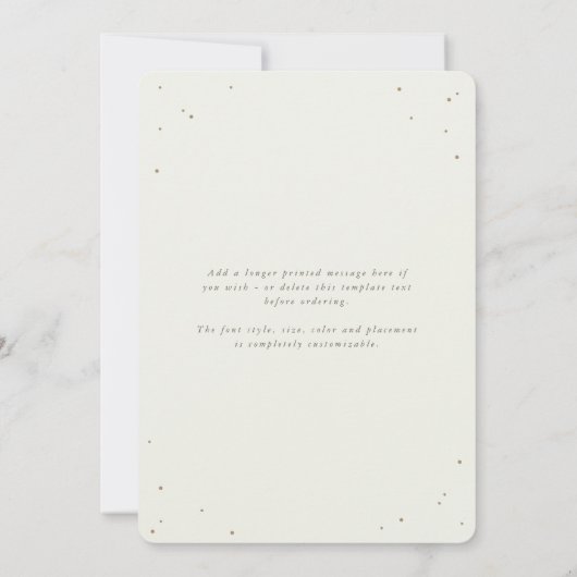 Carte De Remerciements Photo Mariage Black/Cream Snowberry+Eucalyptus (Dos)