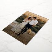 Carte de remerciements photo Mariage d'élégance mi (Rotation)