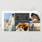 Carte de remerciements photo Mariage Doodboard (Devant / Derrière)