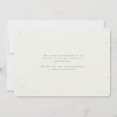 Carte De Remerciements Photo Mariage Greige/Crème Snowberry+Eucalyptus (Dos)