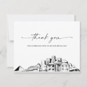 Carte de remerciements photo Mariage Memphis Skyli (Devant)